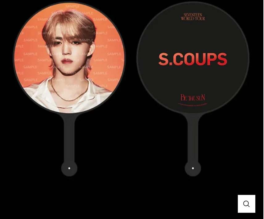 S.COUPS RIGHT HERE うちわ SEVENTEEN 未開封